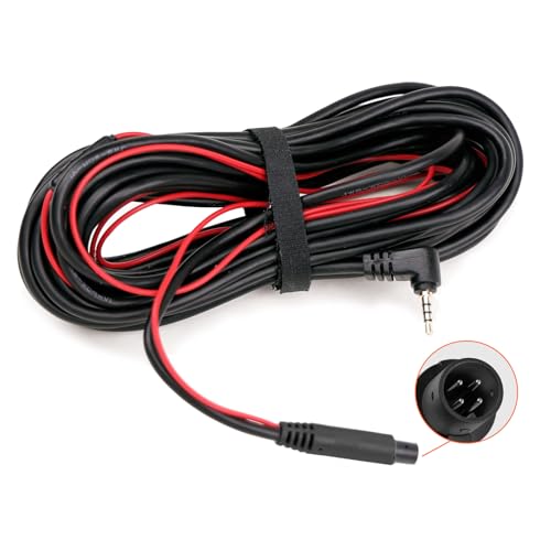 WOLFBOX Câbles Plus Longs 10m/33ft pour Dashcam Retroviseur G840S/G840H/G850/G900/G930/i07