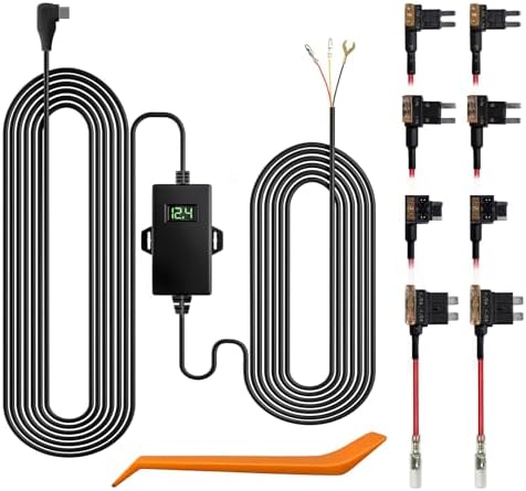 WOLFBOX Kit de Câblage USB C ACC pour G840S/G900/G850, Protection Batterie 12-24V à 5V Parking Mode